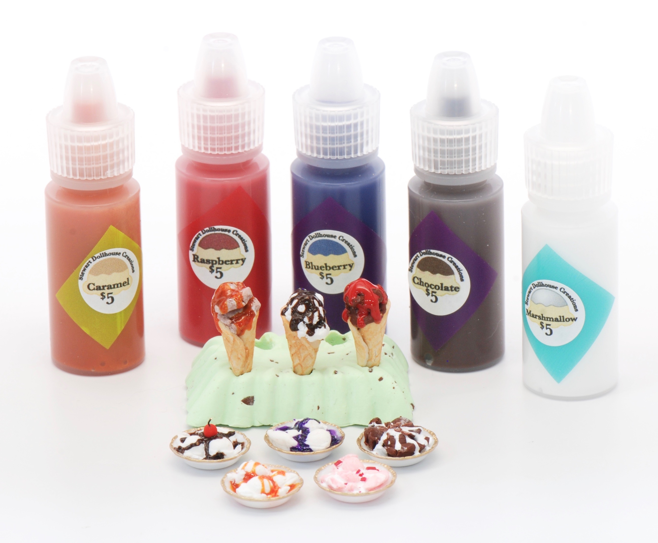 Drips, Drizzles and Sauces Kit NEW! Stewart Dollhouse Creations